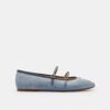 Mary-Janes mit doppelter Schnalle in „Loved Denim“