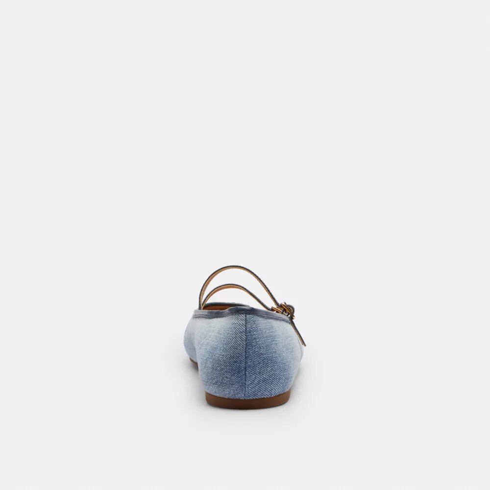 Mary-Janes mit doppelter Schnalle in „Loved Denim“