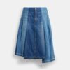 Maxi-Jeansrock aus Bio-Baumwolle