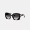 Maxi Sculpted C – übergroße quadratische Sonnenbrille