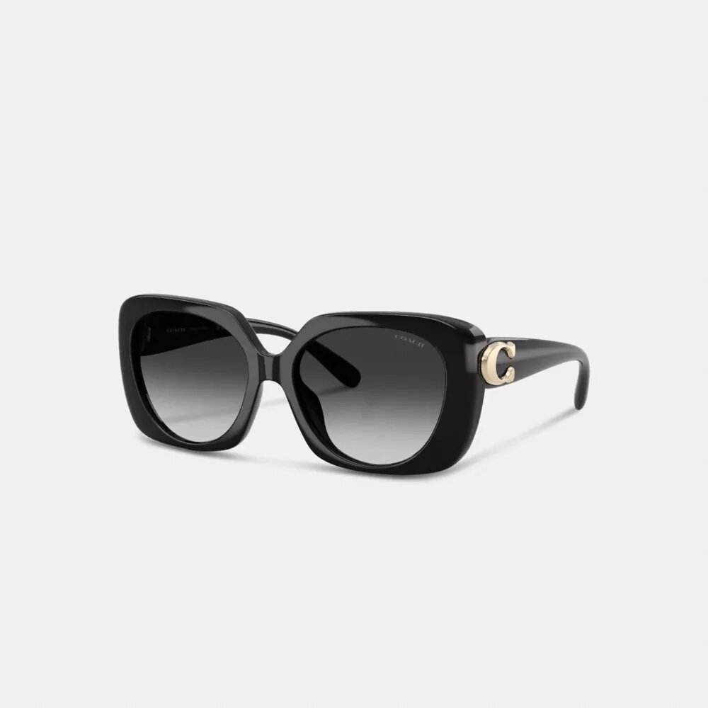 Maxi Sculpted C – übergroße quadratische Sonnenbrille
