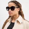Maxi Sculpted C – Oversized-Sonnenbrille im geometrischen Design