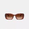 Maxi Sculpted C – Oversized-Sonnenbrille im rechteckigen Design