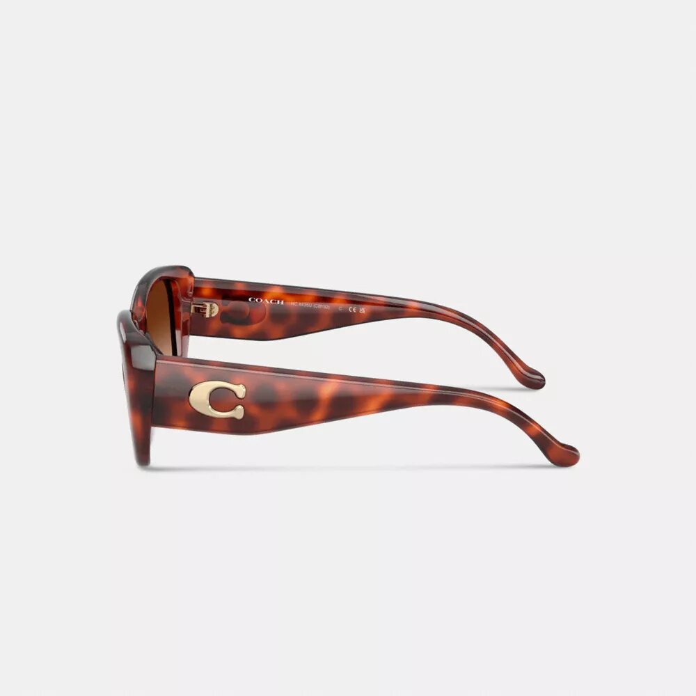 Maxi Sculpted C – Oversized-Sonnenbrille im rechteckigen Design