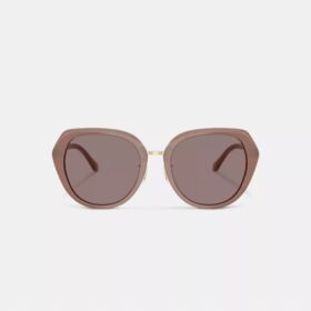 Maxi Sculpted C – Oversized-Sonnenbrille mit runden Gläsern