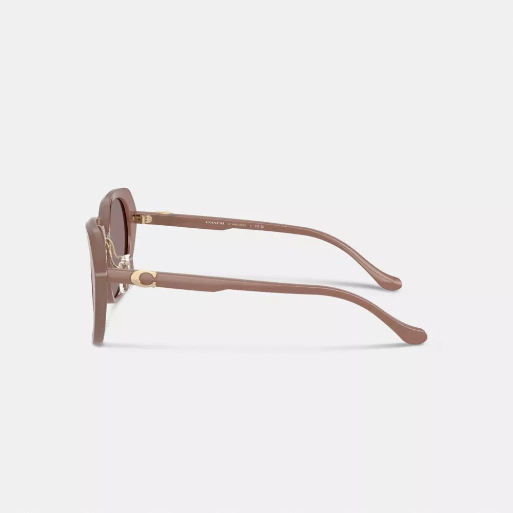 Maxi Sculpted C – Oversized-Sonnenbrille mit runden Gläsern