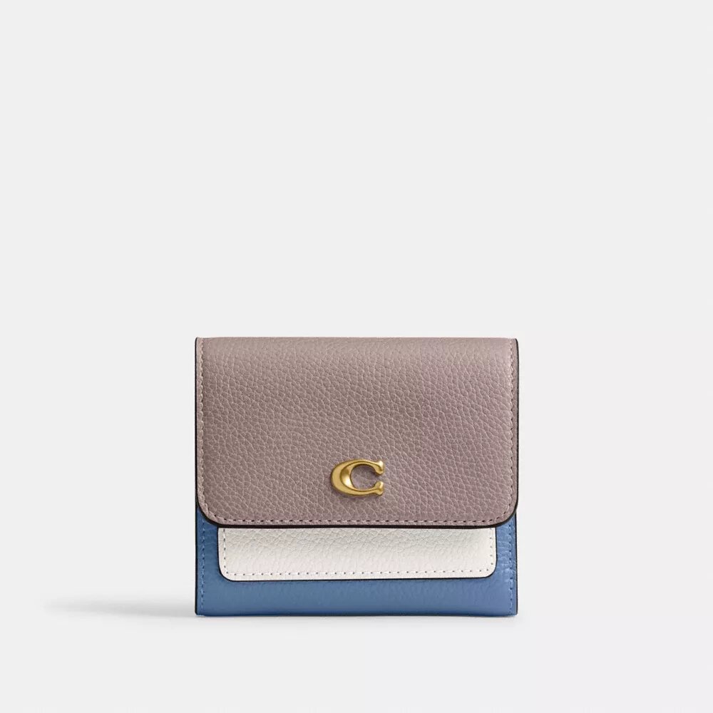 Mila – Kleine Klappgeldbörse im Colorblock-Design