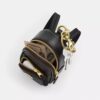Mini Court Backpack-Taschenanhänger aus Signature Canvas