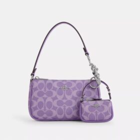 Mini-Nolita-Taschenanhänger aus Signature Canvas