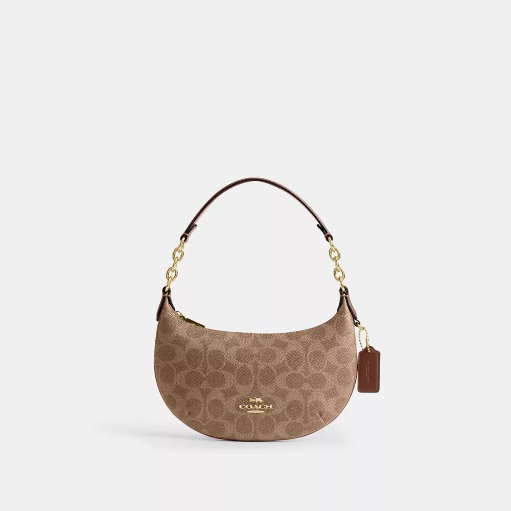 Mini-Payton-Tasche aus Signature Canvas