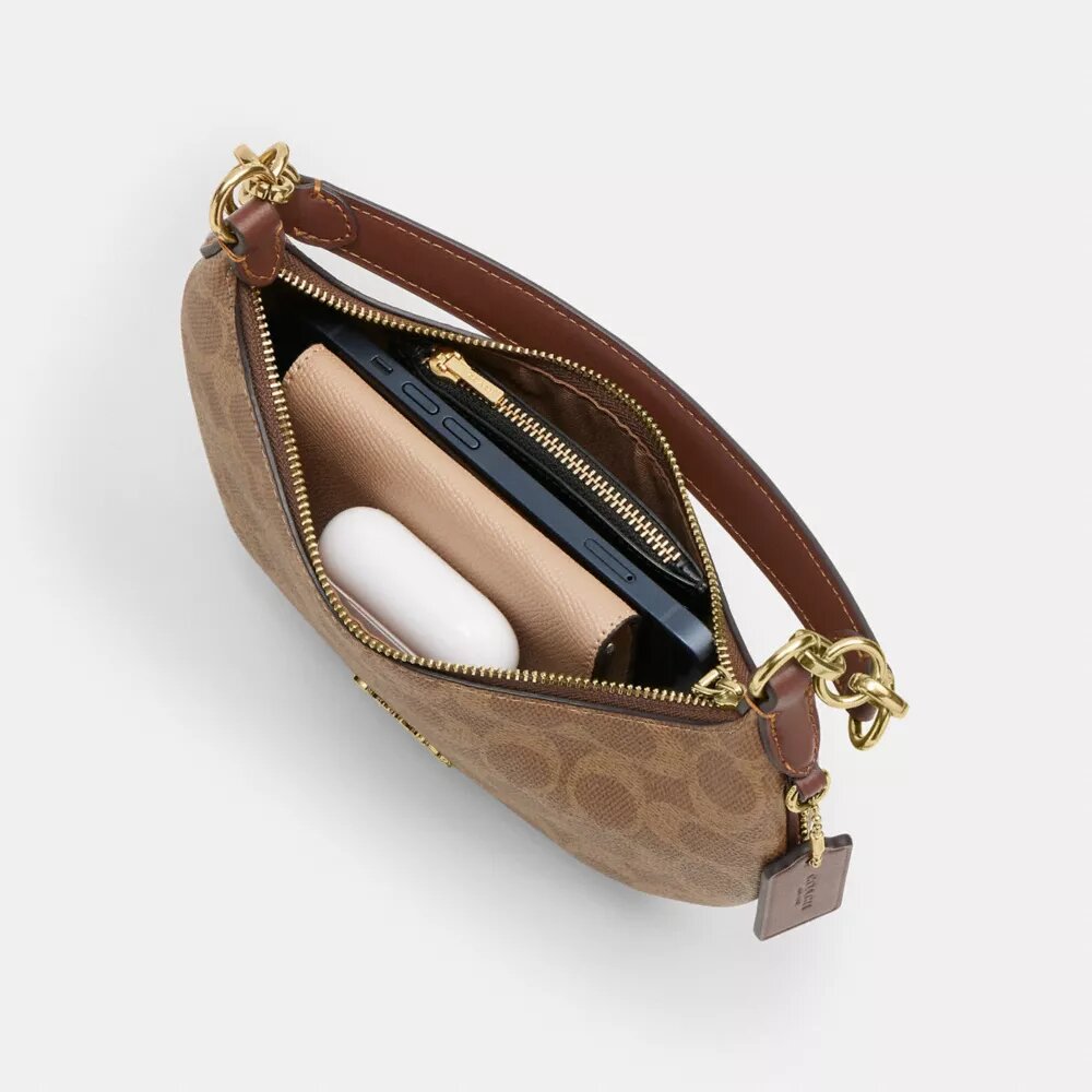 Mini-Payton-Tasche aus Signature Canvas