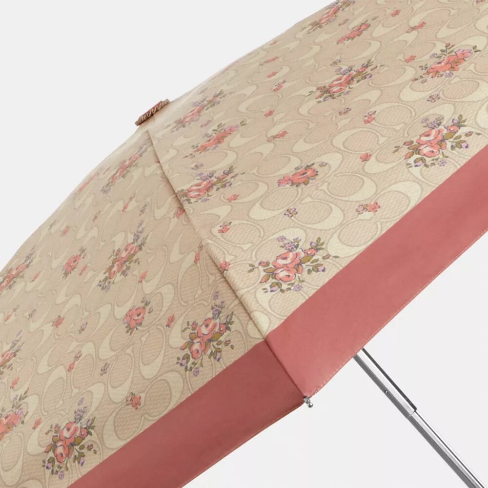 Mini-Regenschirm mit UV-Schutz und Blumenmuster