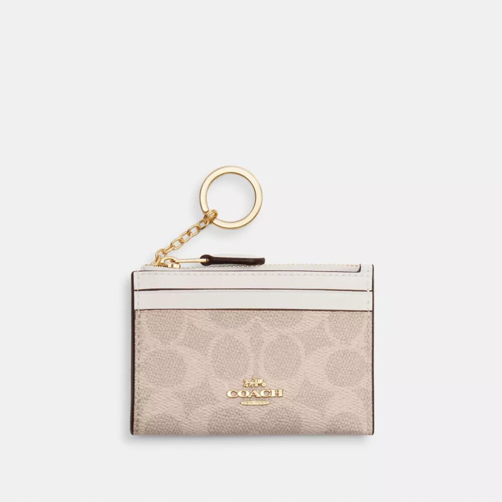 Mini-Skinny-Ausweishülle aus Signature Canvas