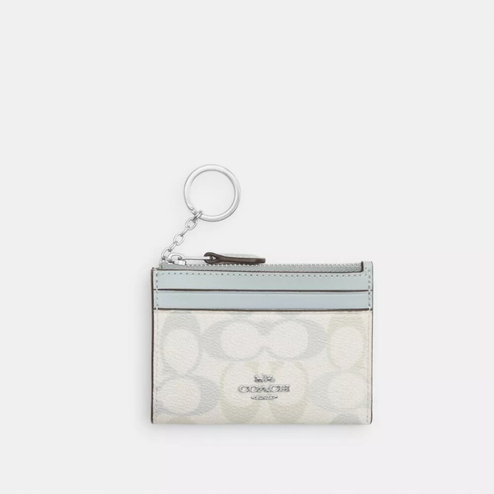 Mini-Skinny-Ausweishülle aus Signature Canvas