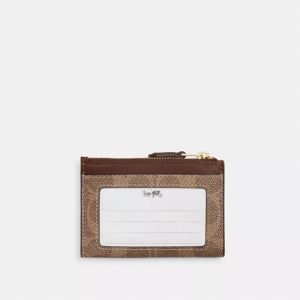 Mini-Skinny-Ausweishülle aus Signature Canvas
