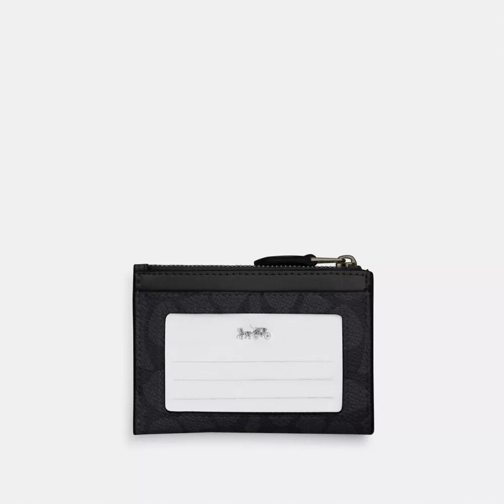 Mini-Skinny-Ausweishülle aus Signature Canvas