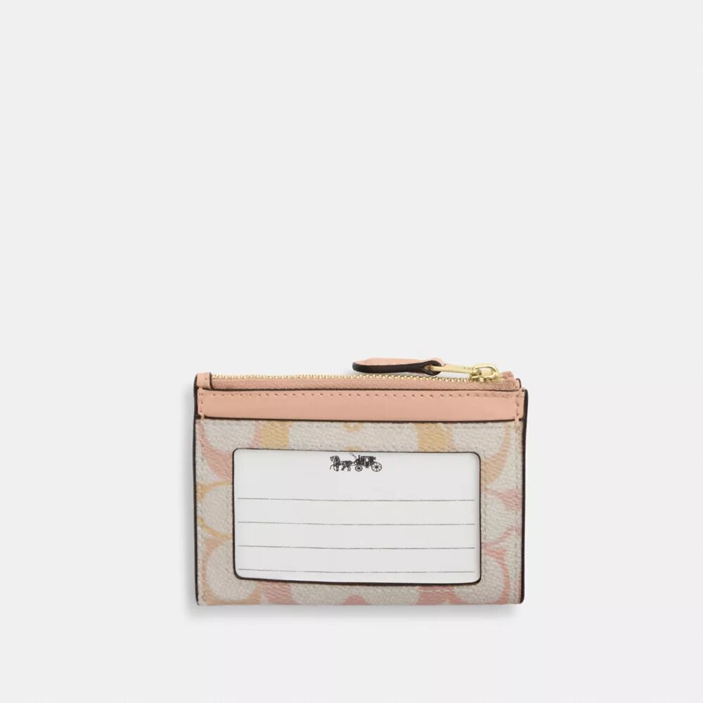 Mini-Skinny-Ausweishülle aus Signature Canvas