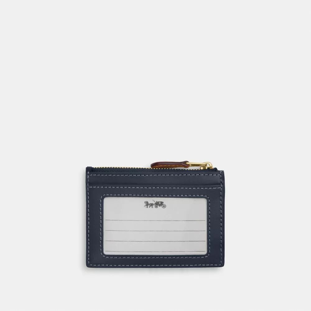 Mini-Skinny-Ausweishülle aus Signature-Denim