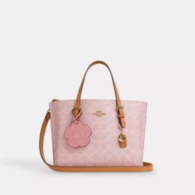 Mollie-Tote-Bag 25 in Signature Canvas mit Anhängern