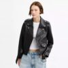 Motorradjacke mit Gürtel