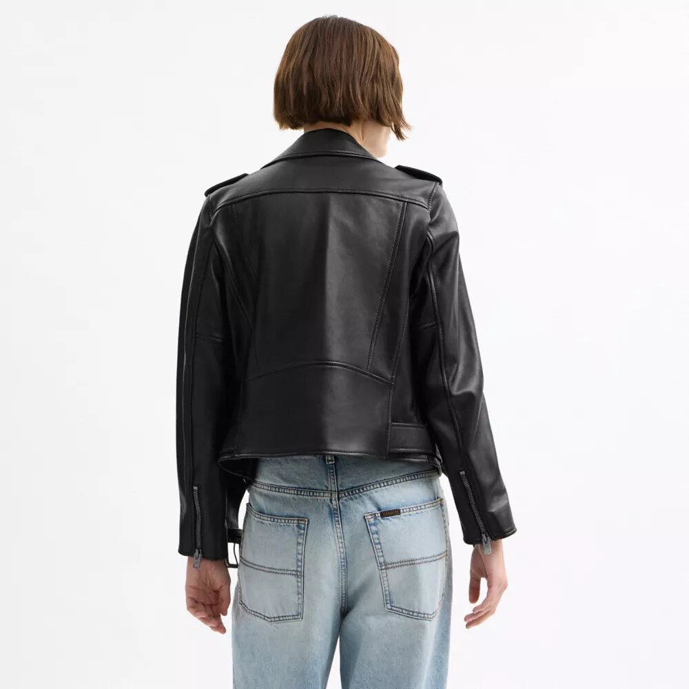 Motorradjacke mit Gürtel