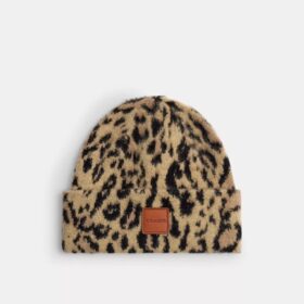 Mütze mit Leopardenmuster