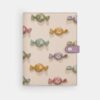 Notizbuch mit Bonbon-Print