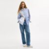 Oxford-Hemd aus wiederverwerteter Baumwolle im Patchwork-Stil