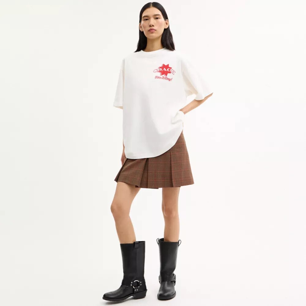 Pizza Relaxed T-Shirt aus Bio-Baumwolle