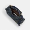 Pocket Juliet Tasche 30 aus regenerativer Baumwoll-Denim-Mischung mit Steppung