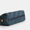 Pocket Juliet Tasche 30 aus regenerativer Baumwoll-Denim-Mischung mit Steppung