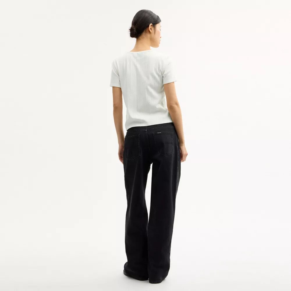 Pointelle-T-Shirt