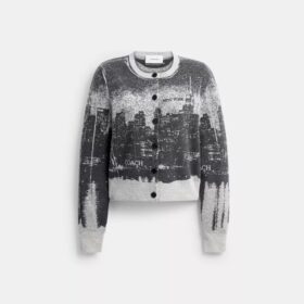 Postcard-Strickjacke