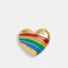 Regenbogen-Herz-Schuh-Anhänger