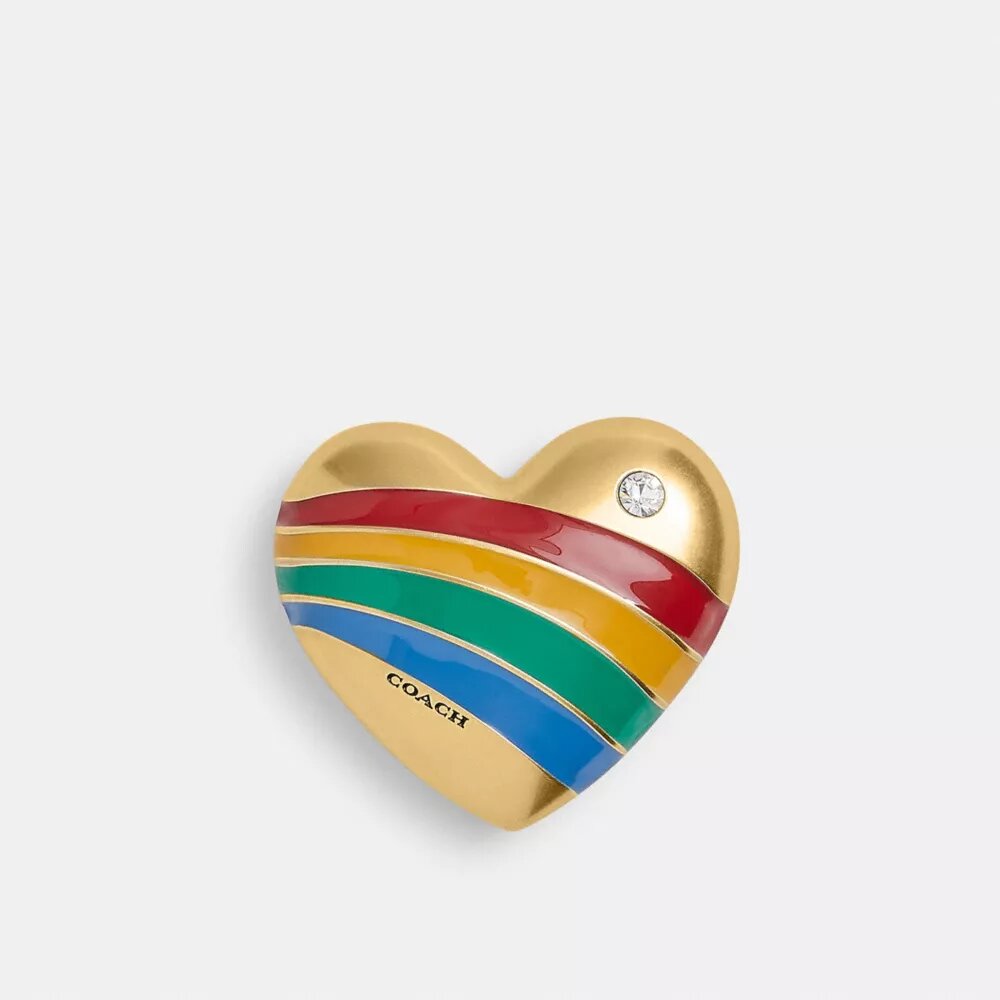 Regenbogen-Herz-Schuh-Anhänger