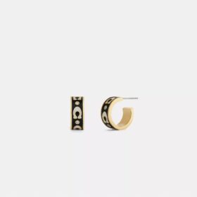 „Repeated C“-Huggie-Ohrringe