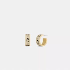 „Repeated C“-Huggie-Ohrringe