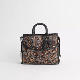 Restaurierte Rogue-Taschen mit Lederpailletten