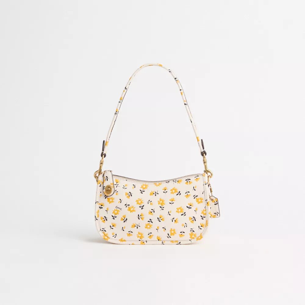 Restaurierte Swinger-Tasche 20 mit Blumenmuster
