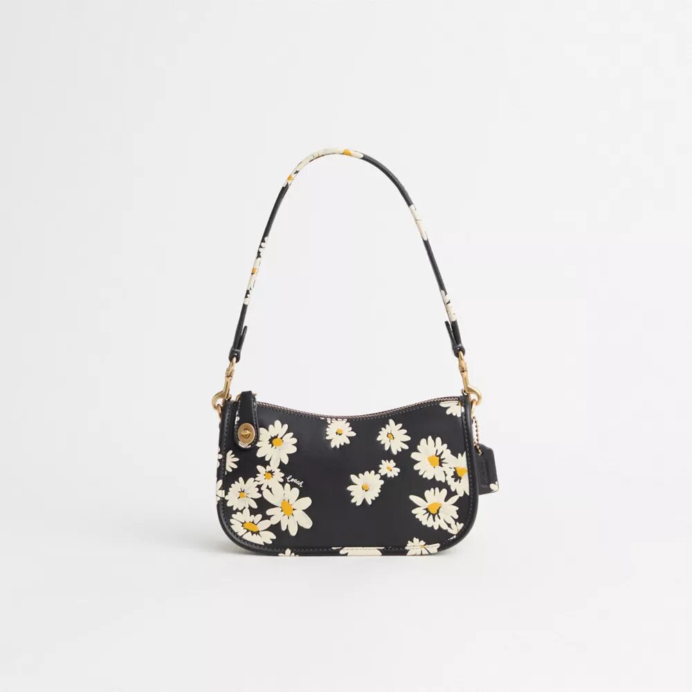 Restaurierte Swinger-Tasche 20 mit Blumenmuster