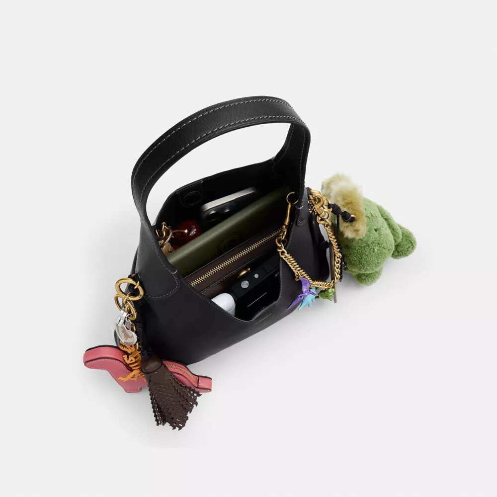 Rexy 10. Geburtstag Brooklyn-Schultertasche 28 mit Anhängern