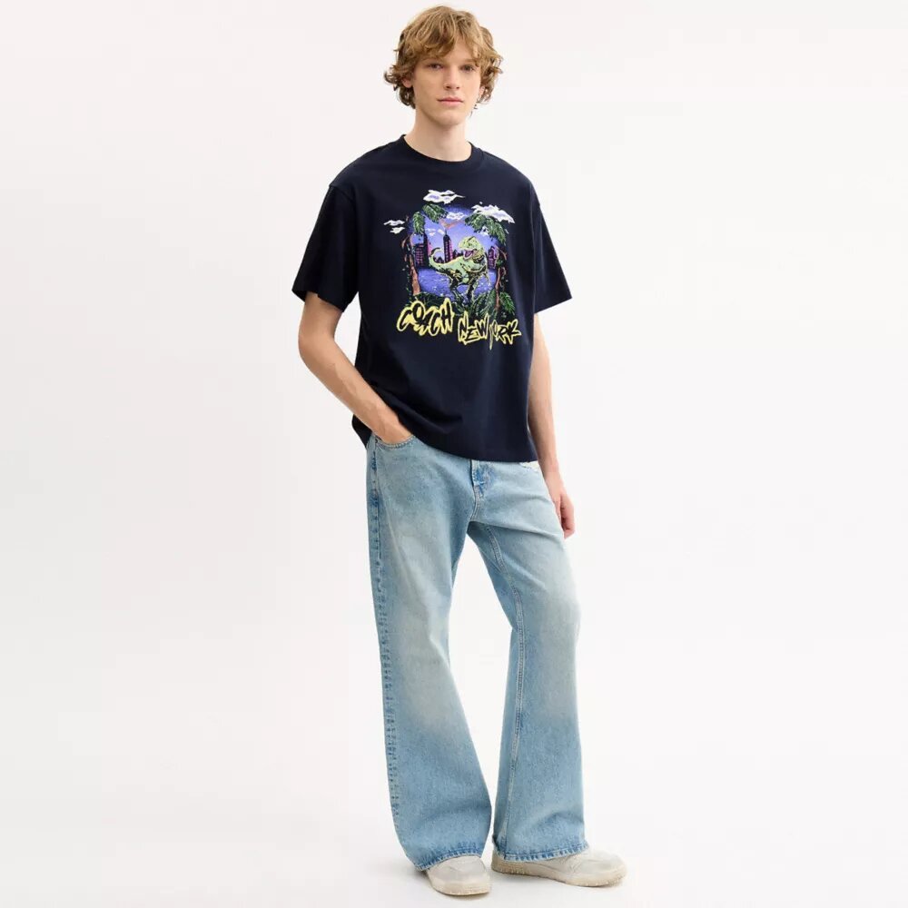 Rexy 10. Geburtstag – „Jungle Relaxed“-T-Shirt aus Bio-Baumwolle