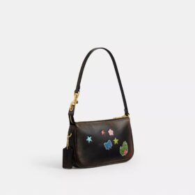 Rexy 10. Geburtstag – „Plaza“-Tasche 18 in „Loved Leather“ mit Aufkleber-Print