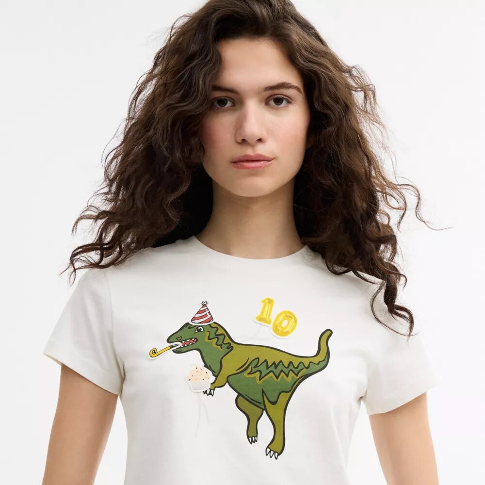 Rexy 10. Geburtstag – T-Shirt im 90er-Jahre-Schnitt aus Bio-Baumwolle