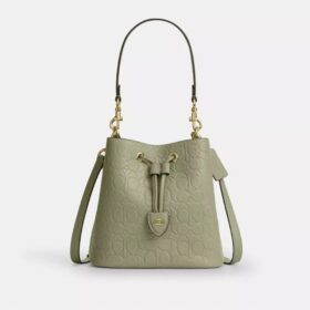 Rowan-Beuteltasche aus charakteristischem Leder