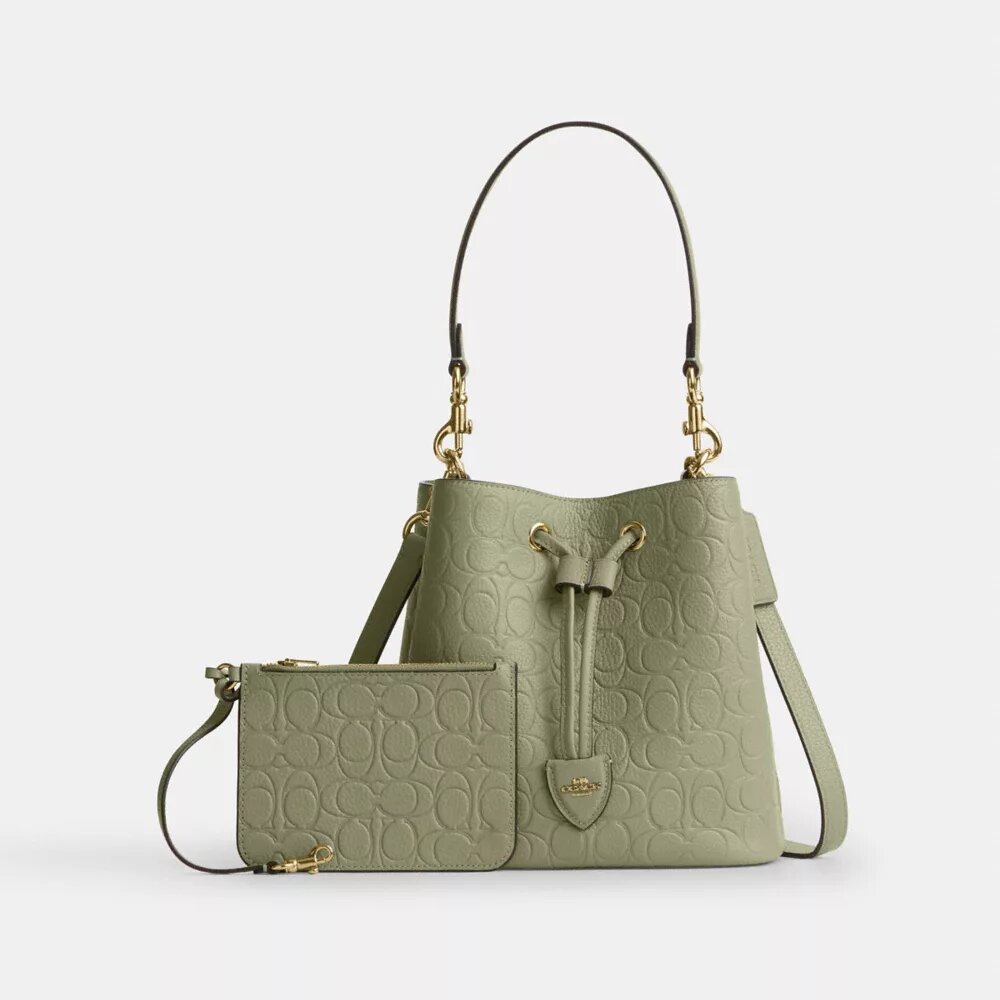 Rowan-Beuteltasche aus charakteristischem Leder