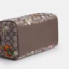 Rowan-Umhängetasche aus charakteristischem Jacquard mit Blumenstickerei