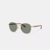 Runde Sonnenbrille aus Metall
