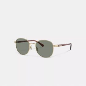 Runde Sonnenbrille aus Metall