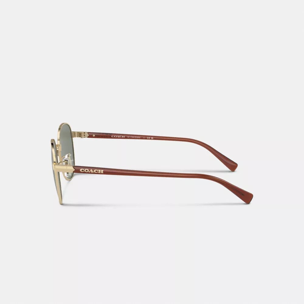 Runde Sonnenbrille aus Metall